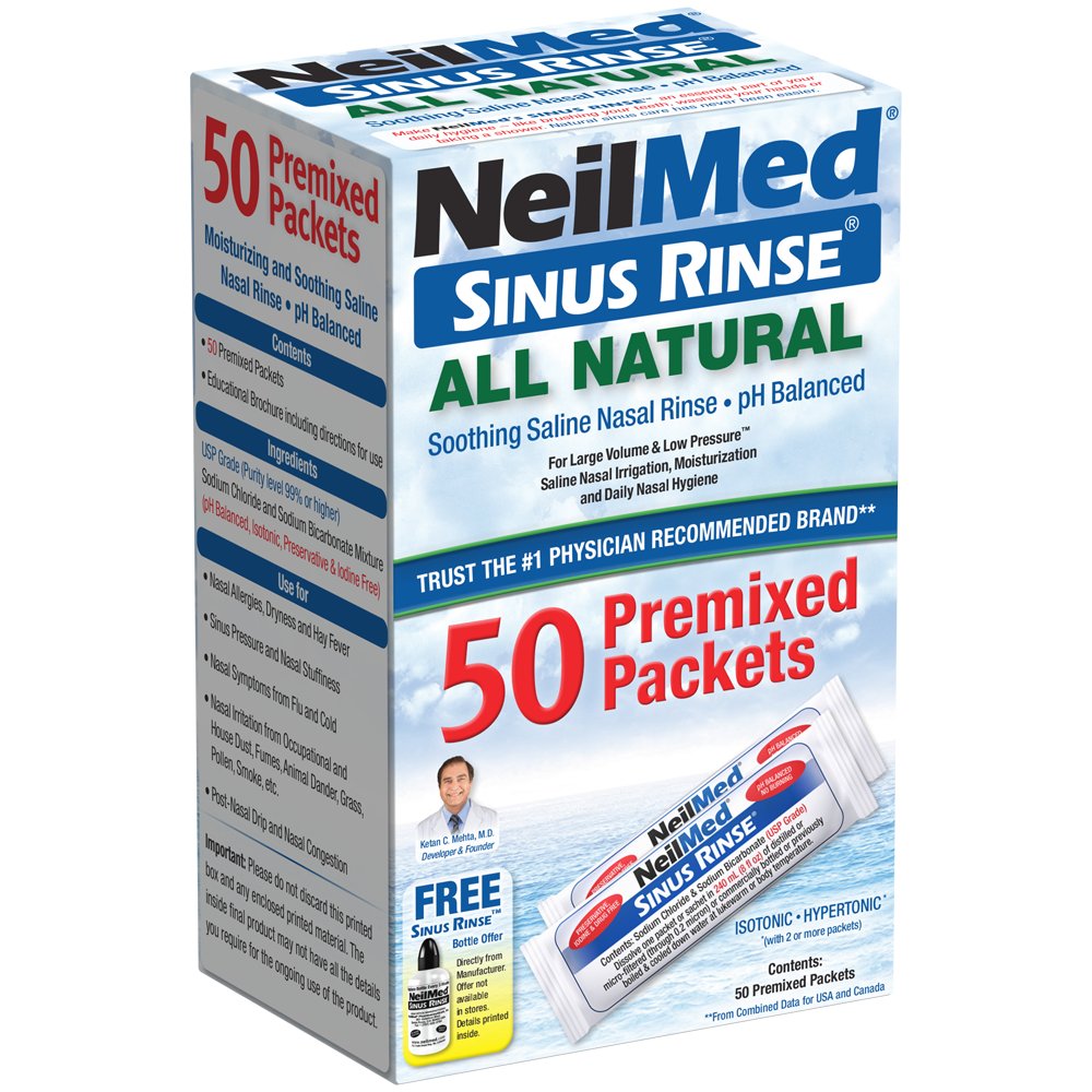 NeilMed Sinus Rinse Premixed Packets - Shop Sinus & Allergy at H-E-B