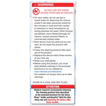 NeilMed Sinus Rinse Premixed Packets, 50 ct