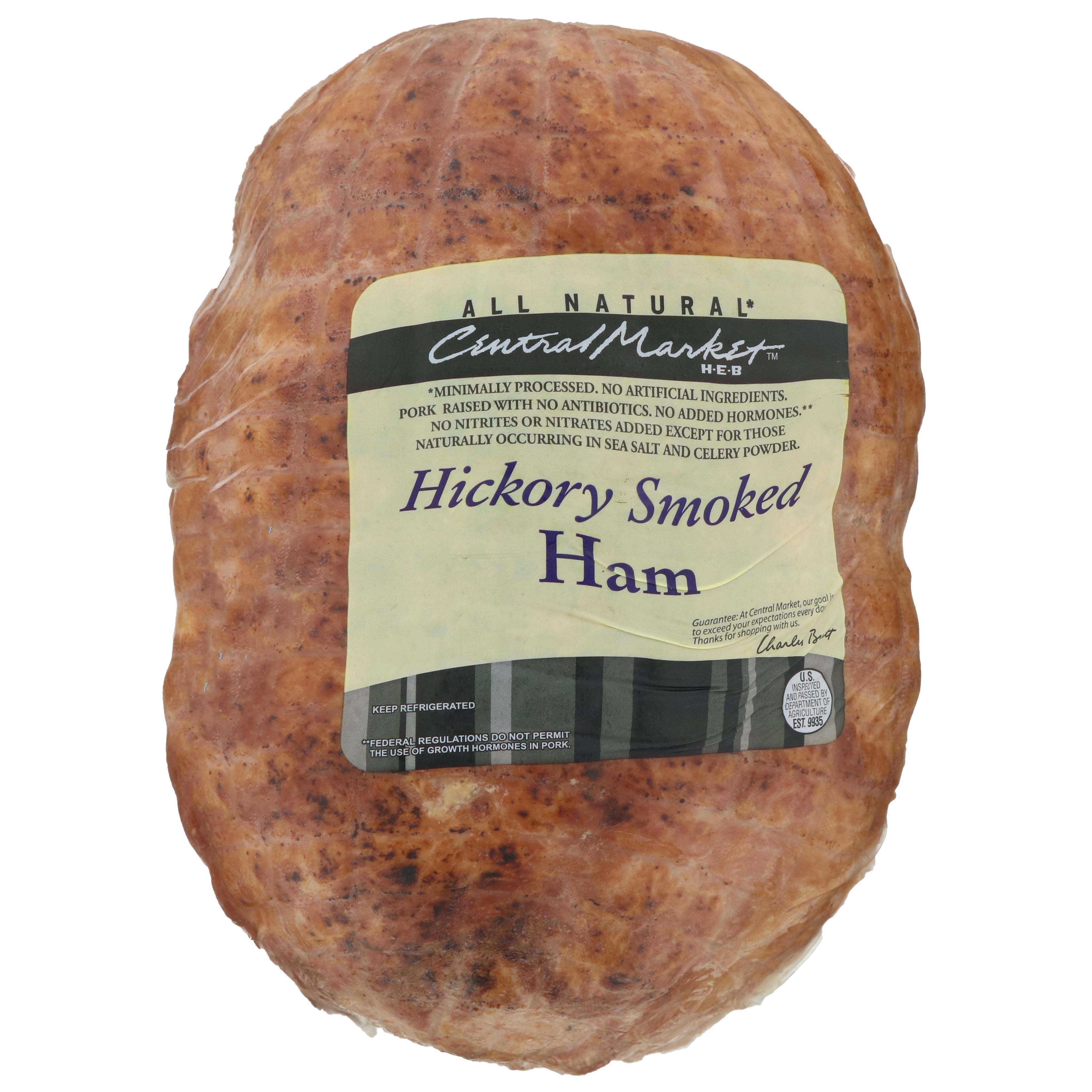 Central Market Hickory Smoked Ham Sliced Shop Meat At H E B