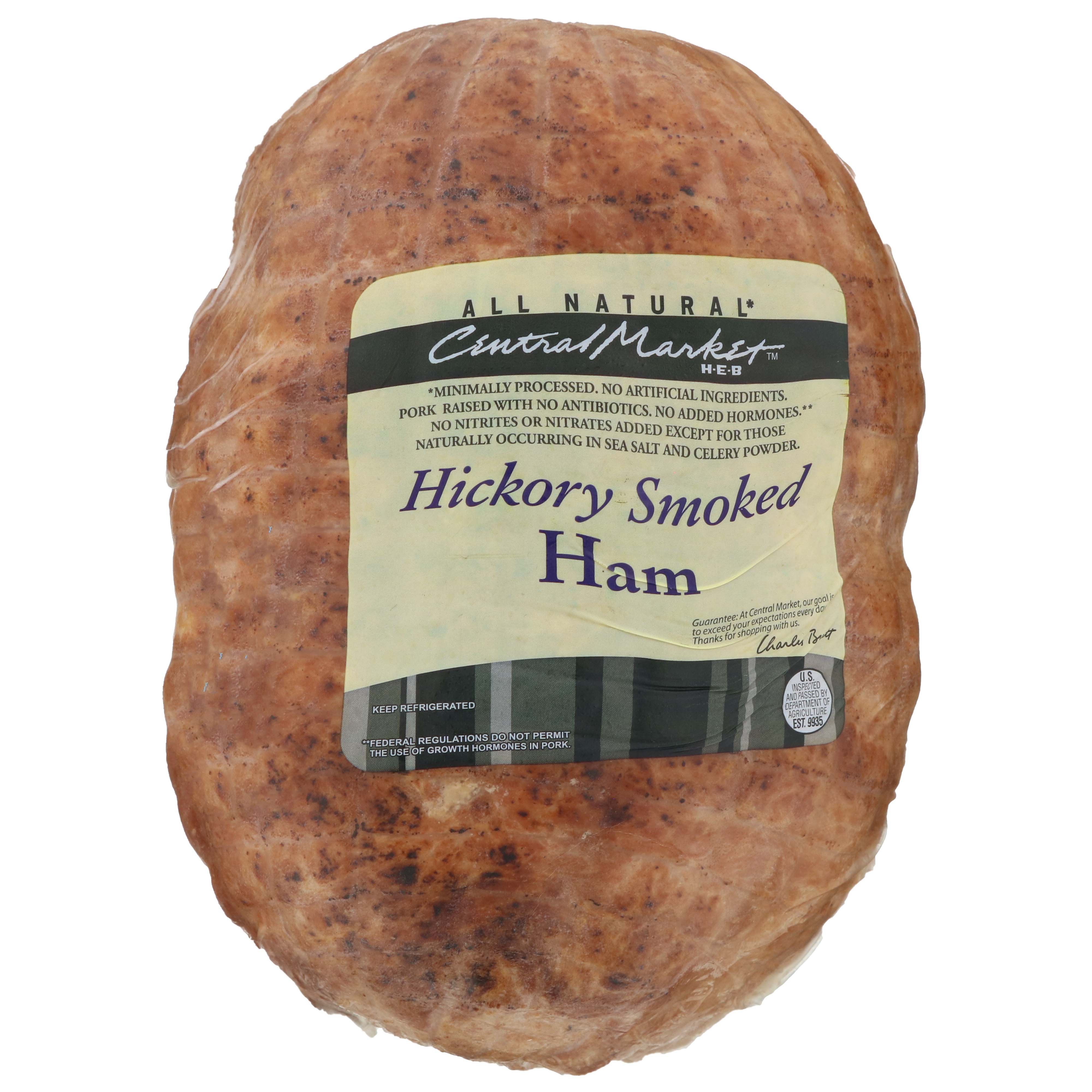 Central Market Hickory Smoked Ham, Sliced Shop Meat at HEB
