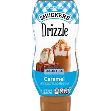 Smucker's Drizzle Sugar Free Caramel Syrup, 19.25 oz