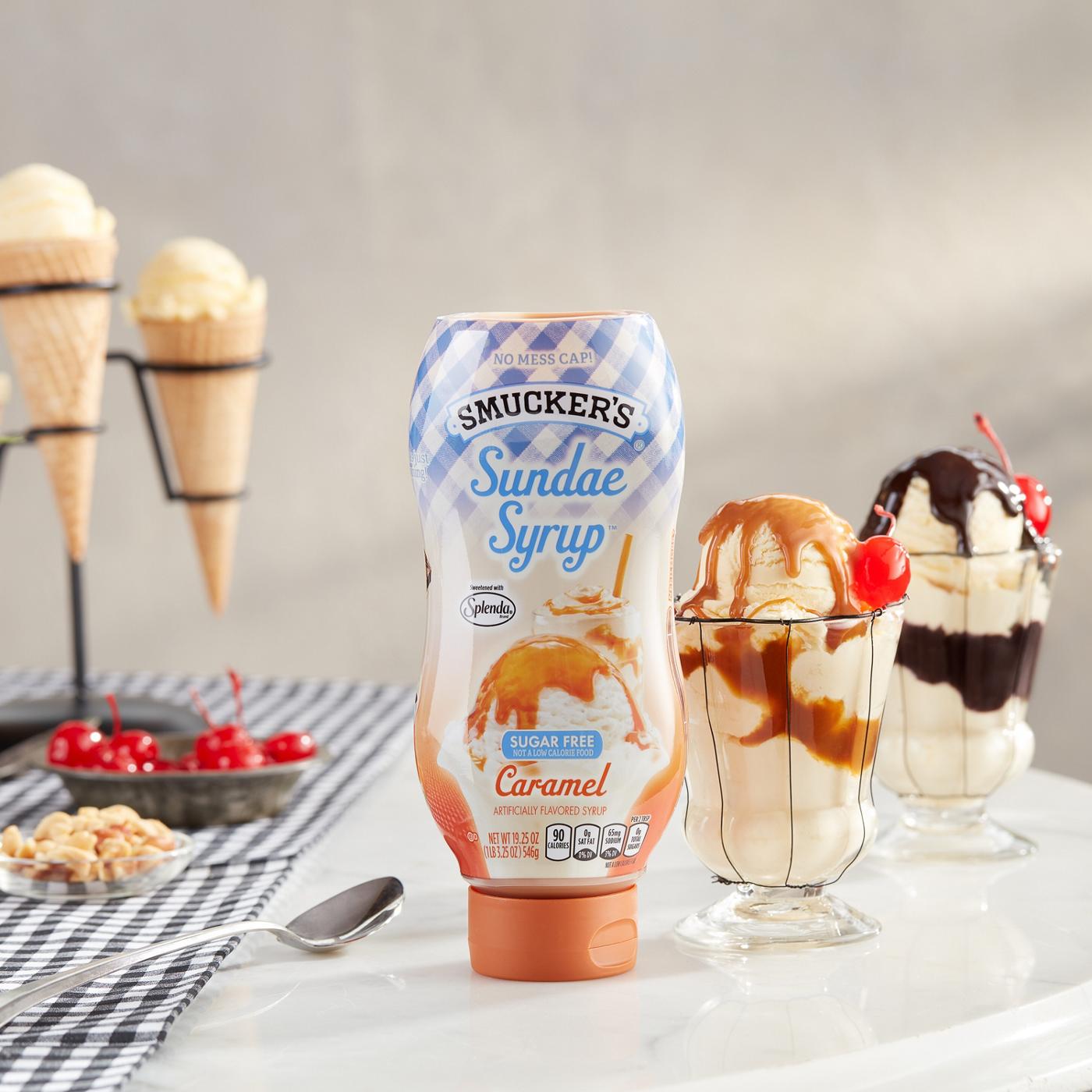 Smucker's Sugar Free Caramel Sundae Syrup; image 2 of 3