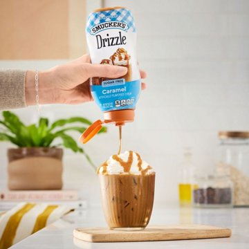 Smucker's Drizzle Sugar Free Caramel Syrup, 19.25 oz