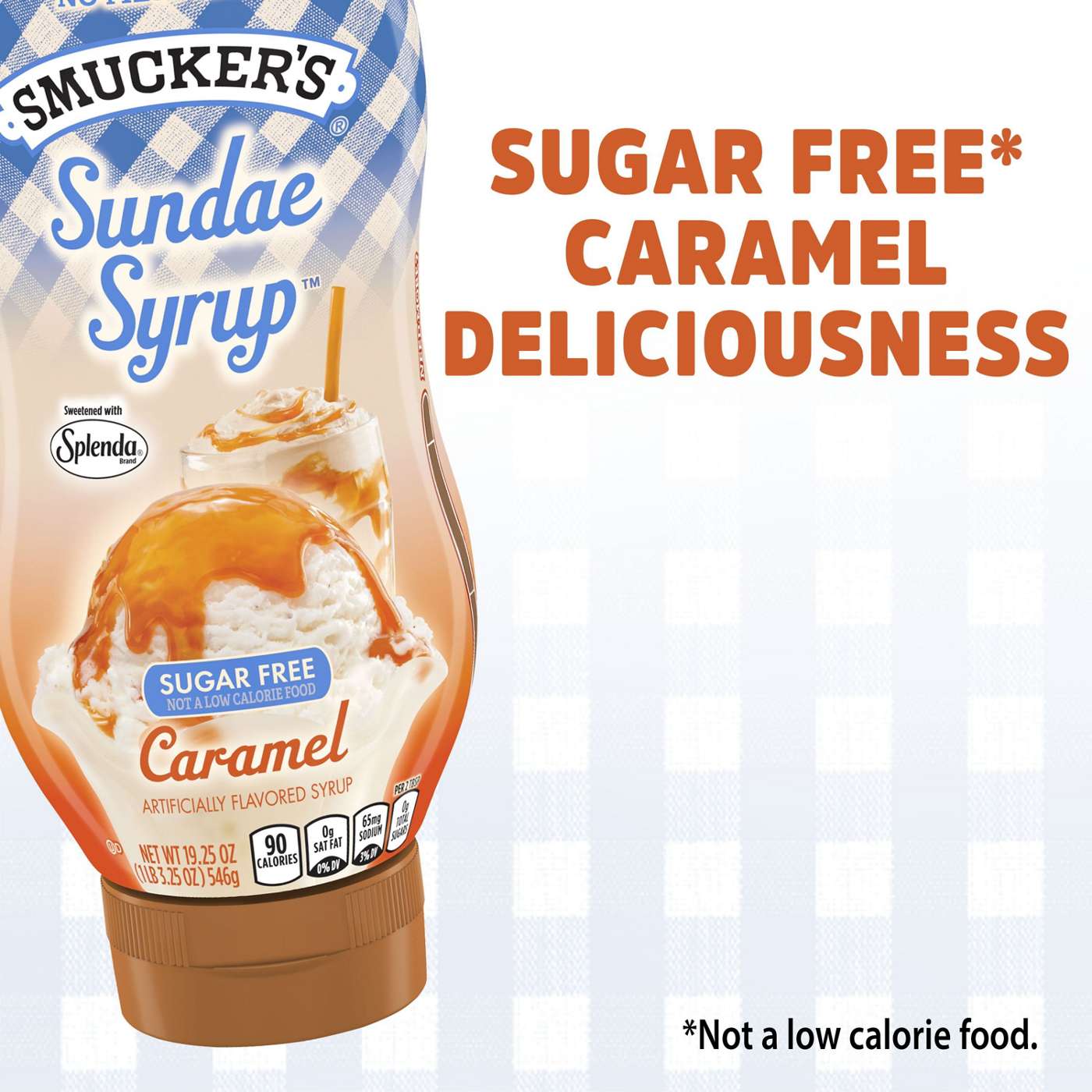 Smucker's Sugar Free Caramel Sundae Syrup; image 3 of 3