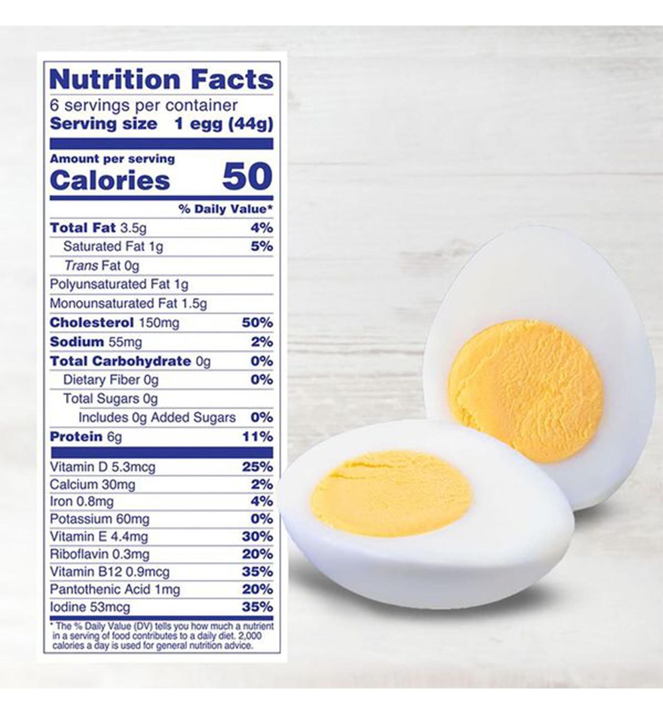 Eggland's Best Grade AA Hard-Cooked Peeled Medium Eggs; image 2 of 2