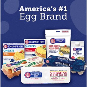 Eggland's Best Grade AA Hard-Cooked Peeled Medium Eggs, 6 ct