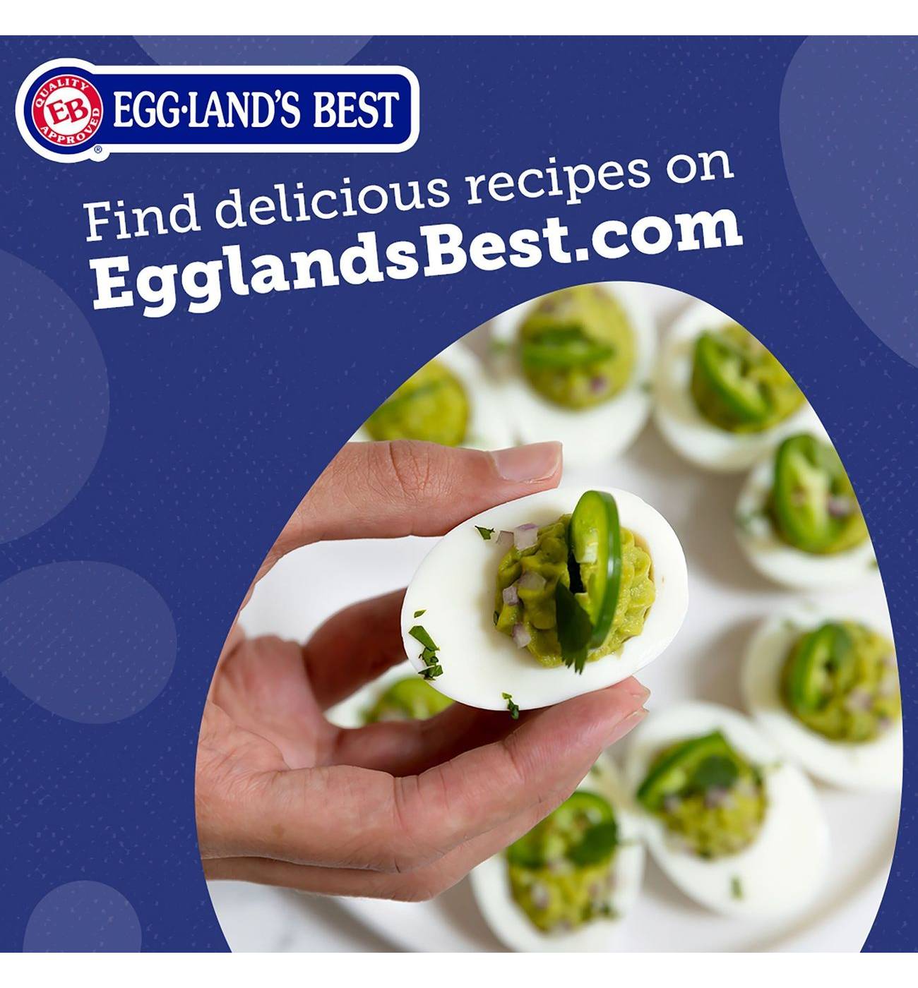 Eggland's Best Grade AA Hard-Cooked Peeled Medium Eggs; image 7 of 7