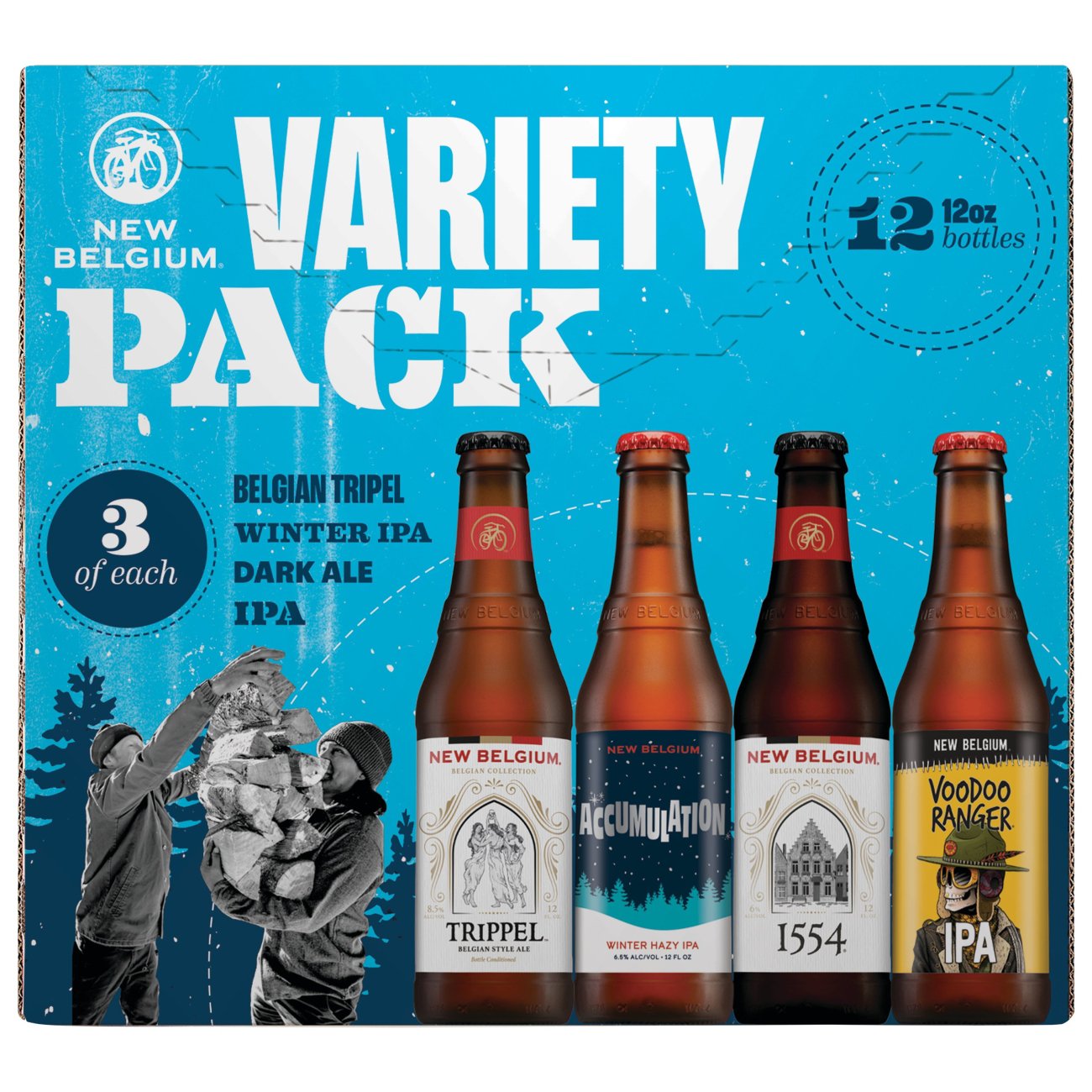 New Belgium Variety Pack Beer 12 oz Bottles - Shop Beer at H-E-B