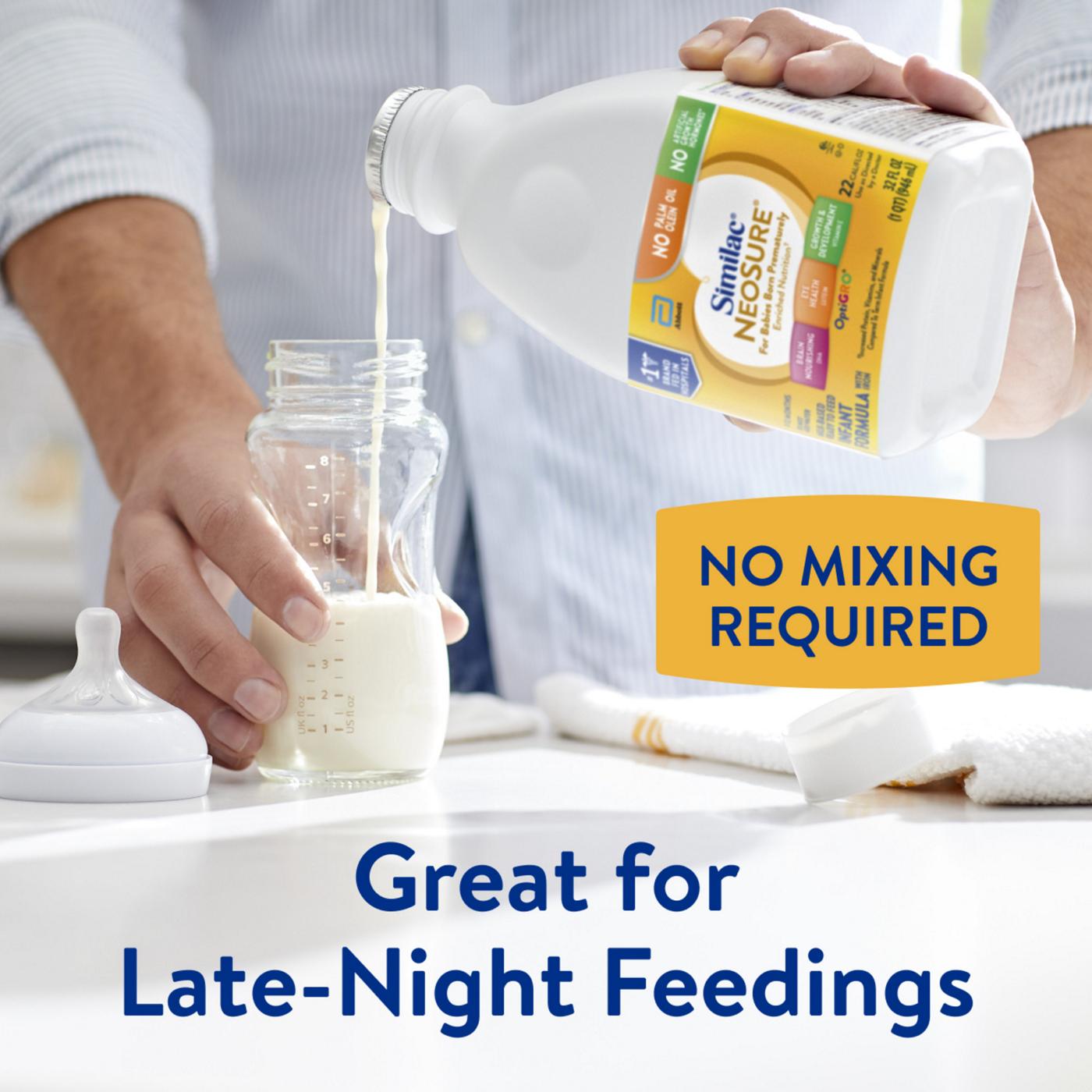 Similac NeoSure Milk-Based Ready-to-Feed Premature Infant Formula with Iron; image 12 of 12