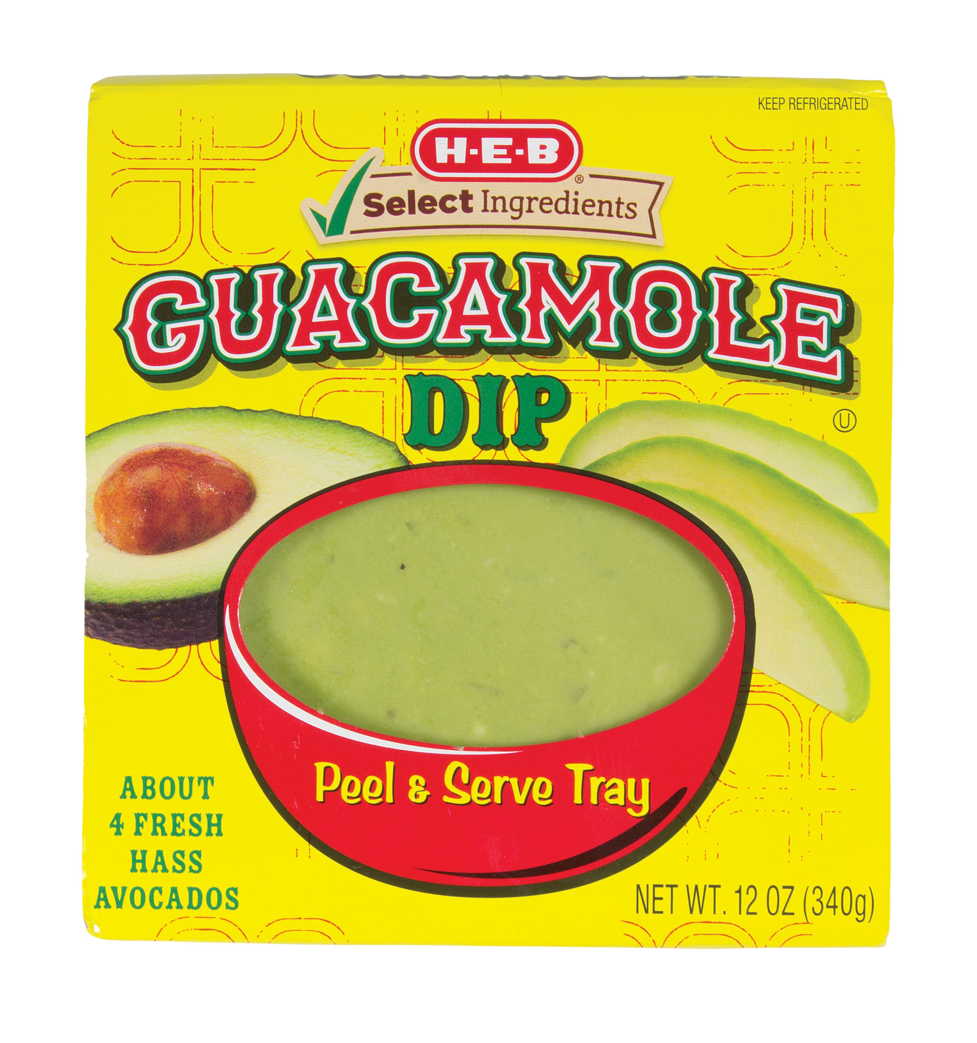 H-E-B Select Ingredients Guacamole Dip - Shop Dip At H-E-B