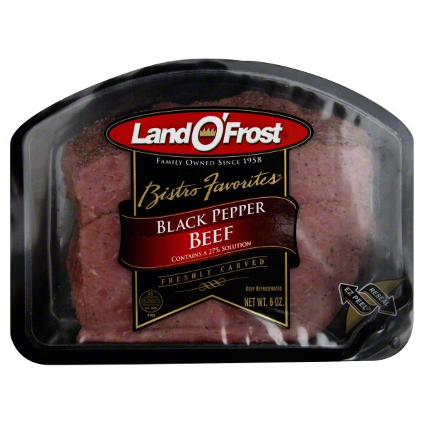 Land O Frost Bistro Favorites Black Pepper Beef Shop Meat At H E B
