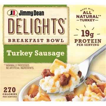 Jimmy Dean Delights Turkey Sausage Breakfast Bowl