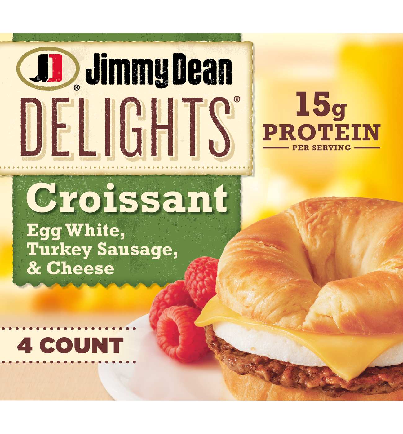 Jimmy Dean Delights Turkey Sausage, Egg White & Cheese Croissant