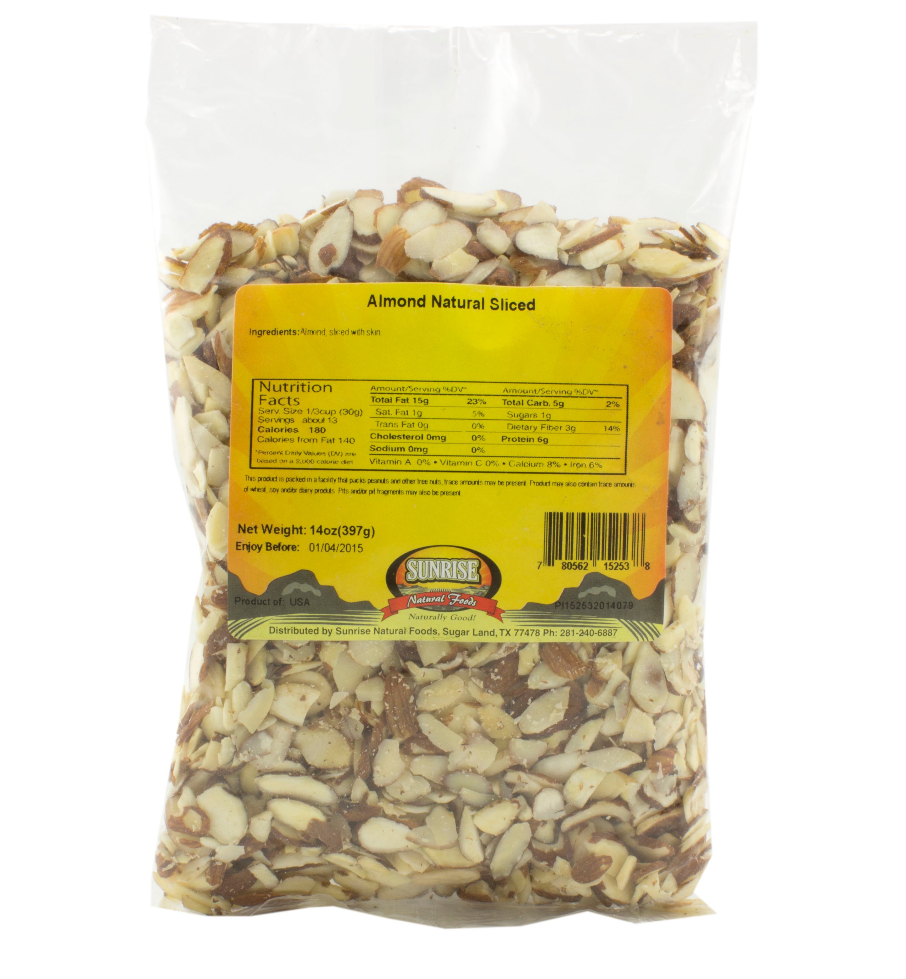 Sunrise Natural Foods Sliced Almonds Shop Nuts & Seeds at HEB