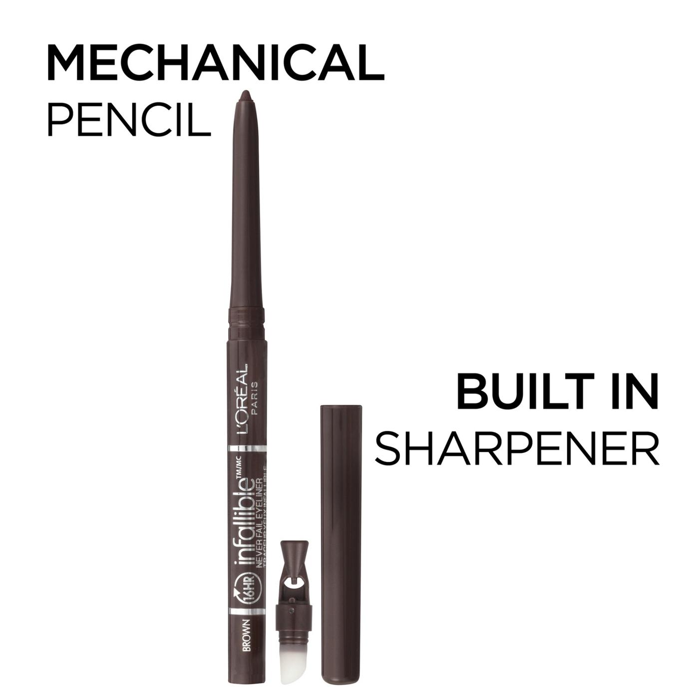 L'Oréal Paris Infallible Never Fail Pencil Eyeliner - Black; image 7 of 7