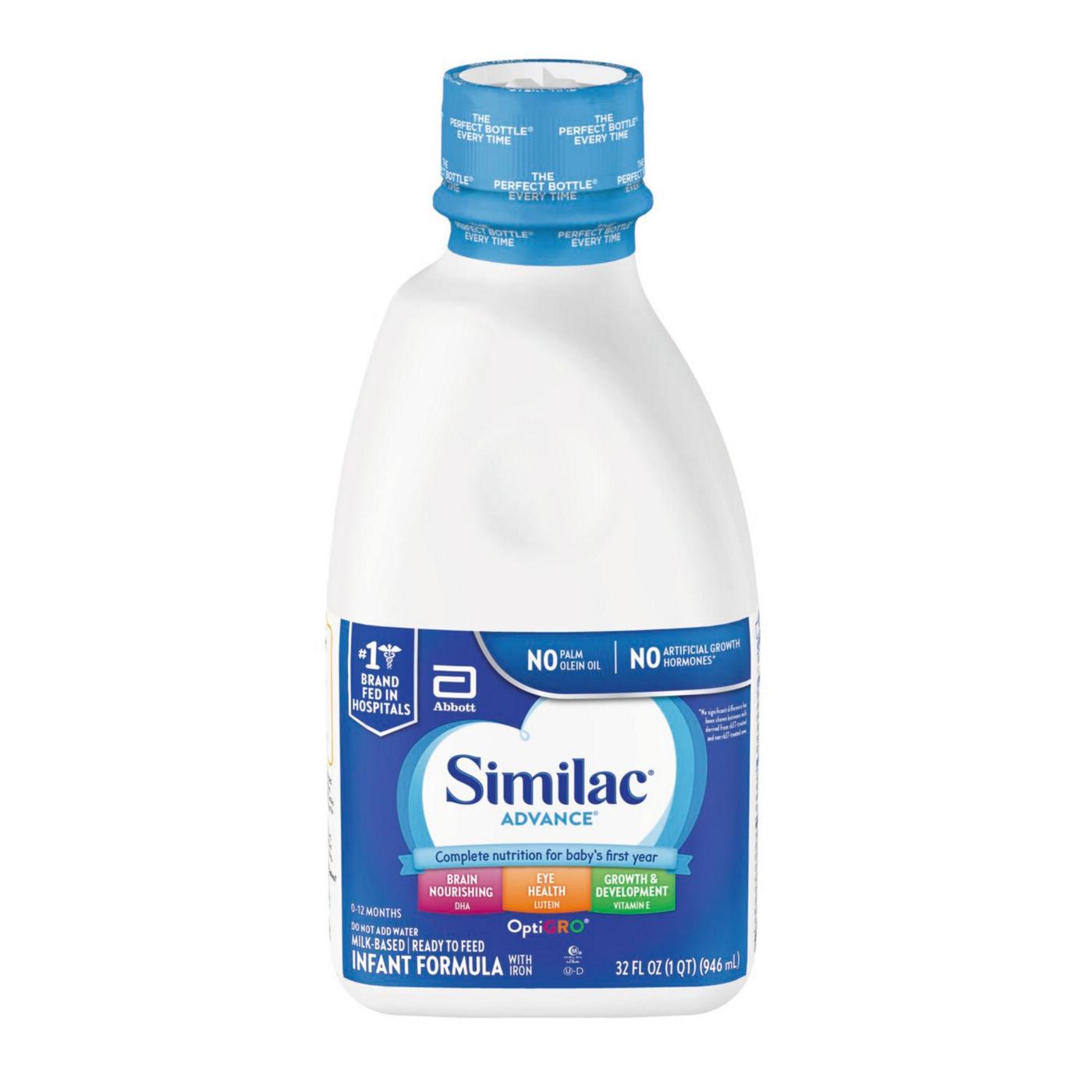 Similac Advance Milk-Based Ready-to-Feed Infant Formula with Iron; image 11 of 11