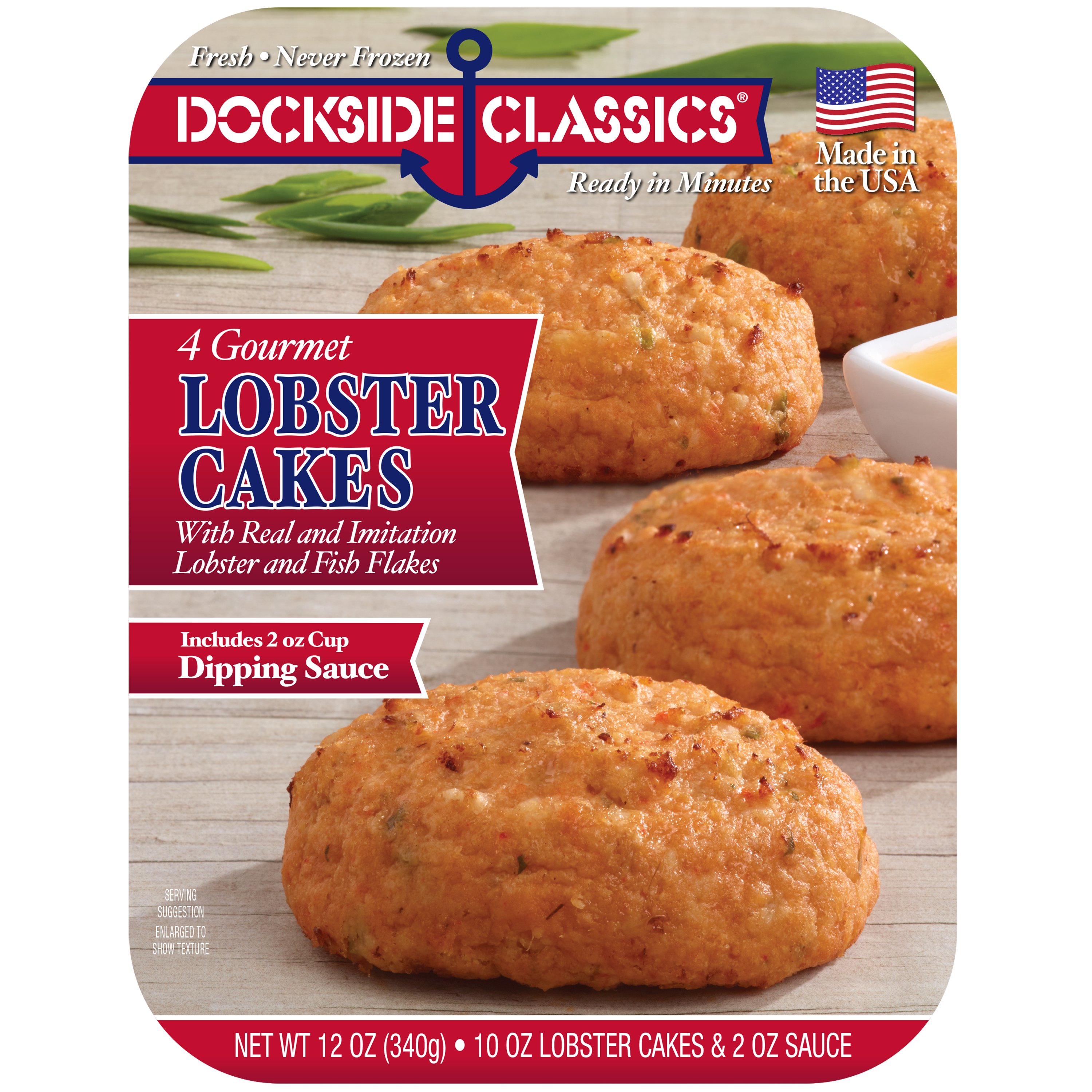 Dockside Classics Gourmet Lobster Cakes Shop Seafood at HEB