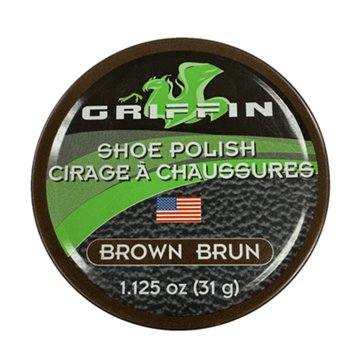 Griffin Shoe Polish - Brown, 1.125 oz