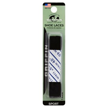 Griffin Sport Shoe Laces - Black, 45"