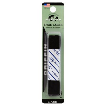 Griffin Sport Shoe Laces - Black, 45"