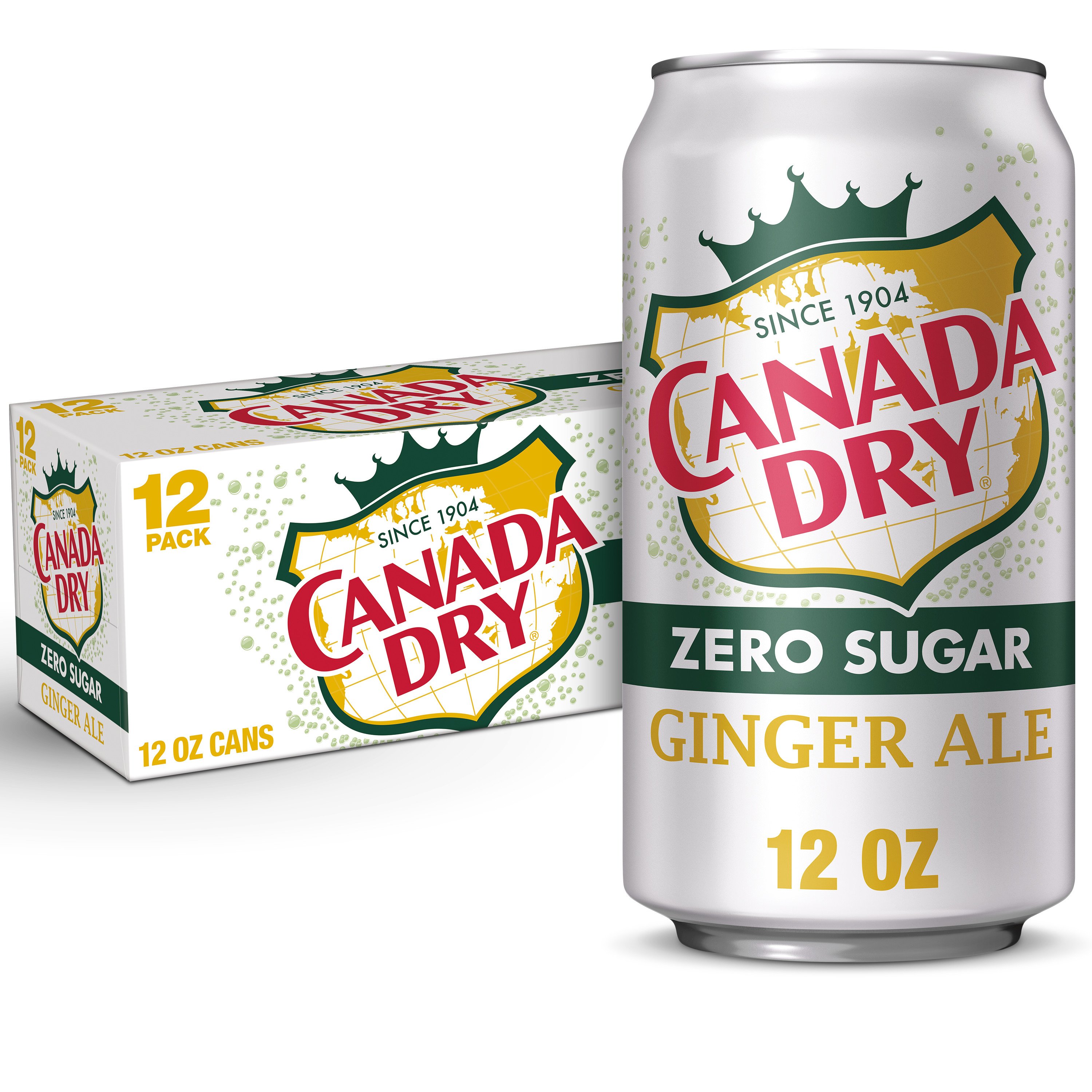 Canada Dry Diet Ginger Ale 12 oz Cans Shop Soda at HEB