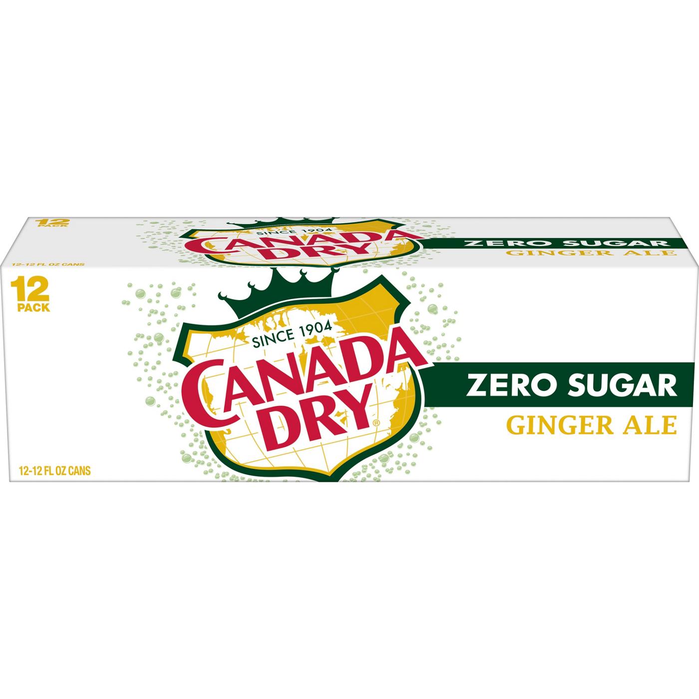 Canada Dry Diet Ginger Ale 12 oz Cans; image 3 of 5