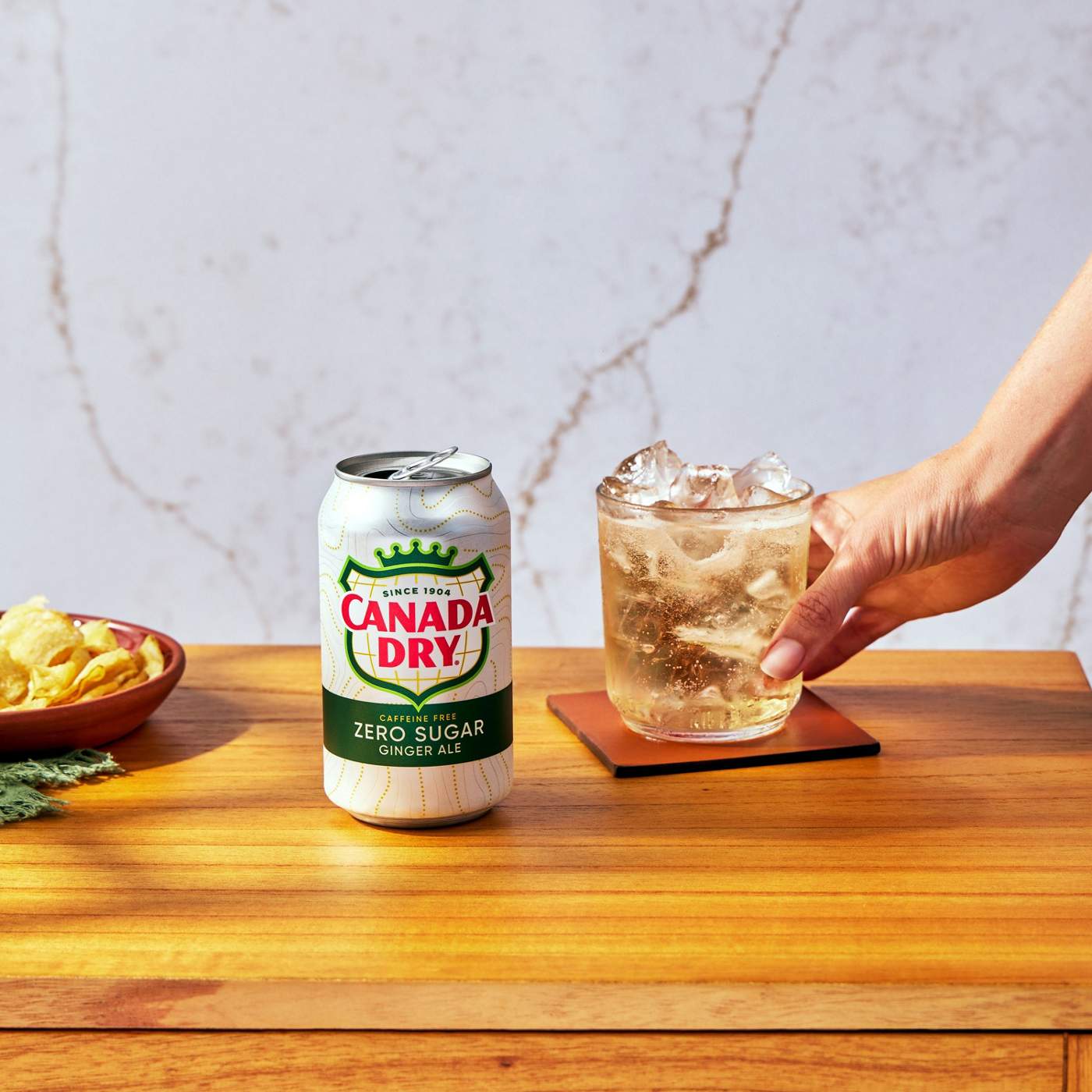 Canada Dry Zero Sugar Ginger Ale Soda 12 pk Cans; image 5 of 5
