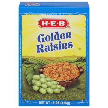 H-E-B Golden Raisins, 15 oz
