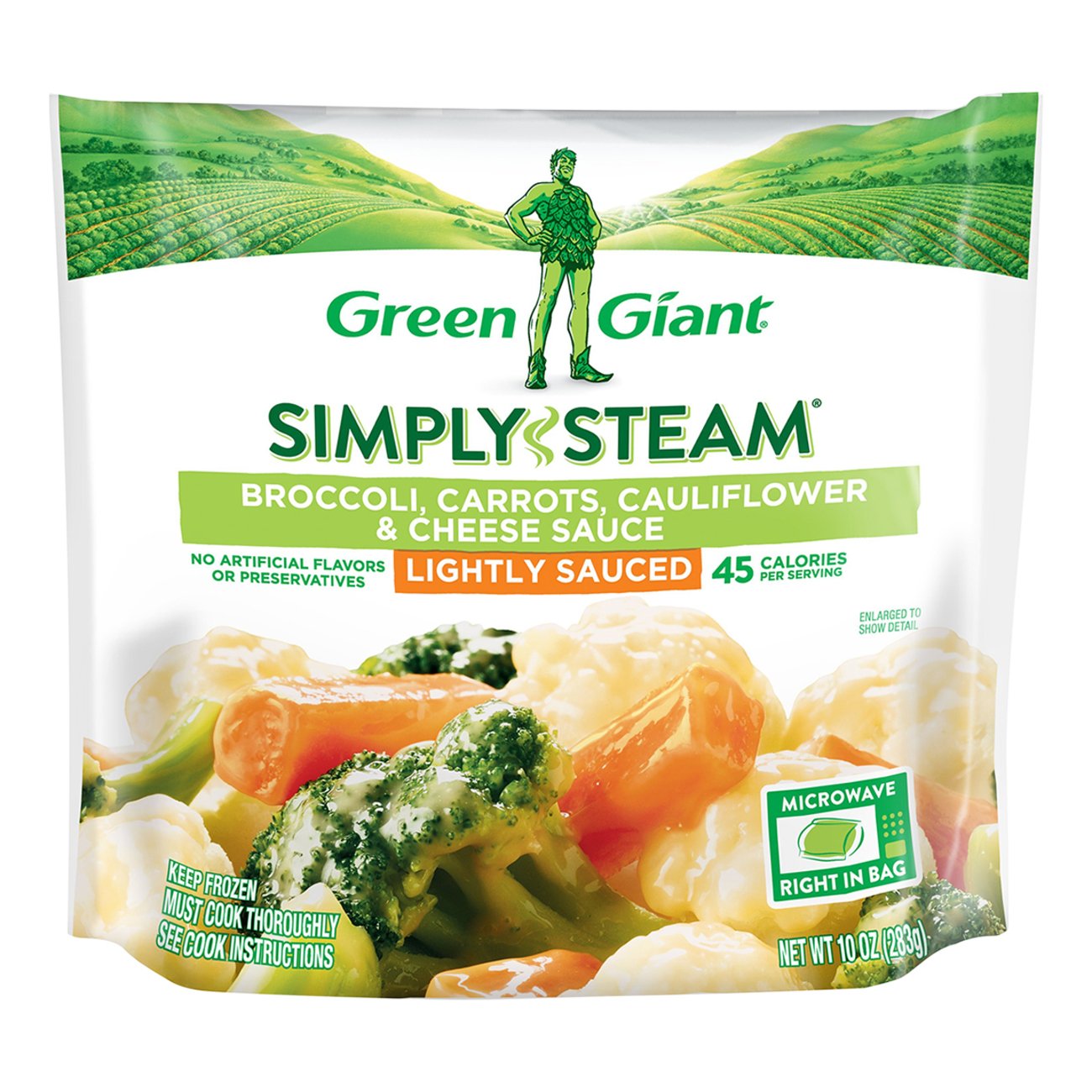 Green Giant Simply Steam Lightly Sauced Broccoli Carrots Cauliflower