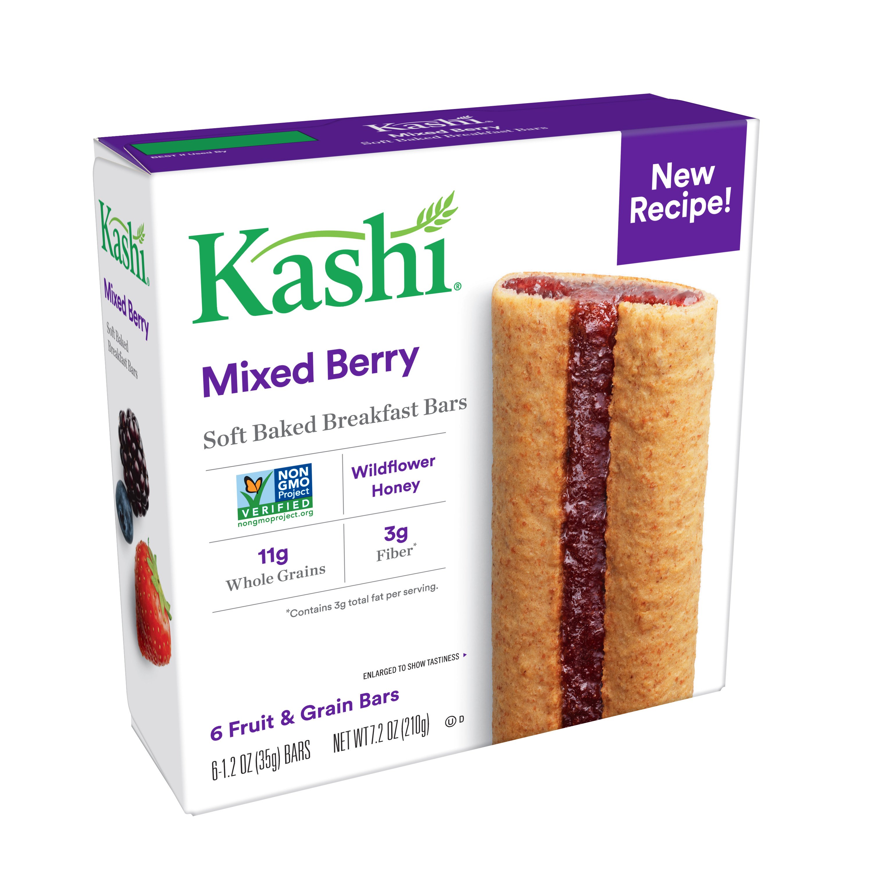 Kashi Soft Baked Breakfast Bars Mixed Berry - Shop Granola & Snack Bars