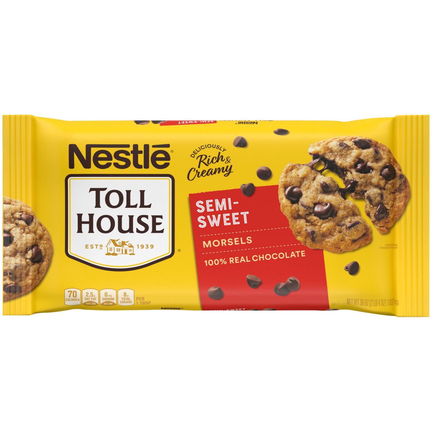 Nestle Toll House Semi Sweet Chocolate Chips; image 1 of 7