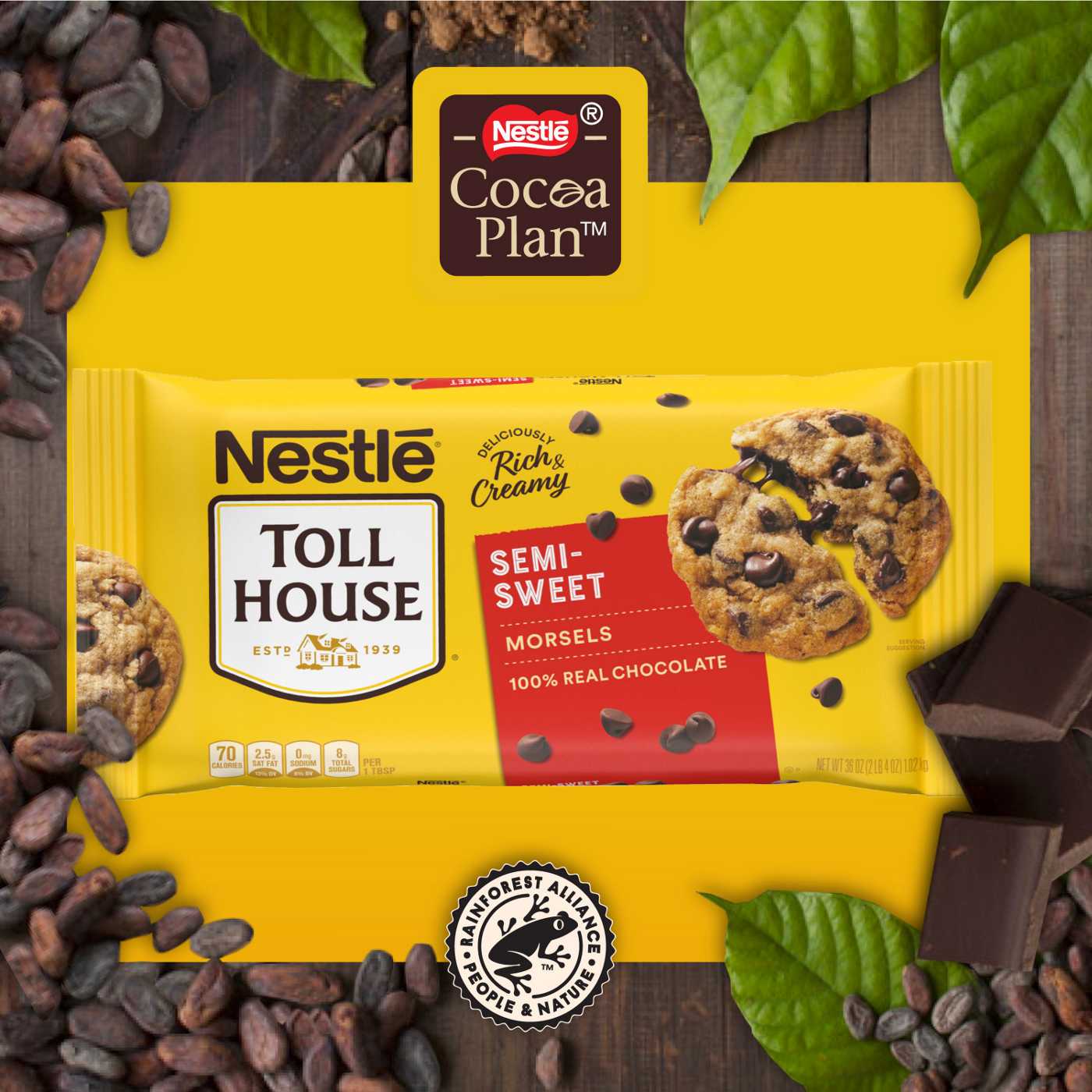 Nestle Toll House Semi Sweet Chocolate Chips; image 4 of 7