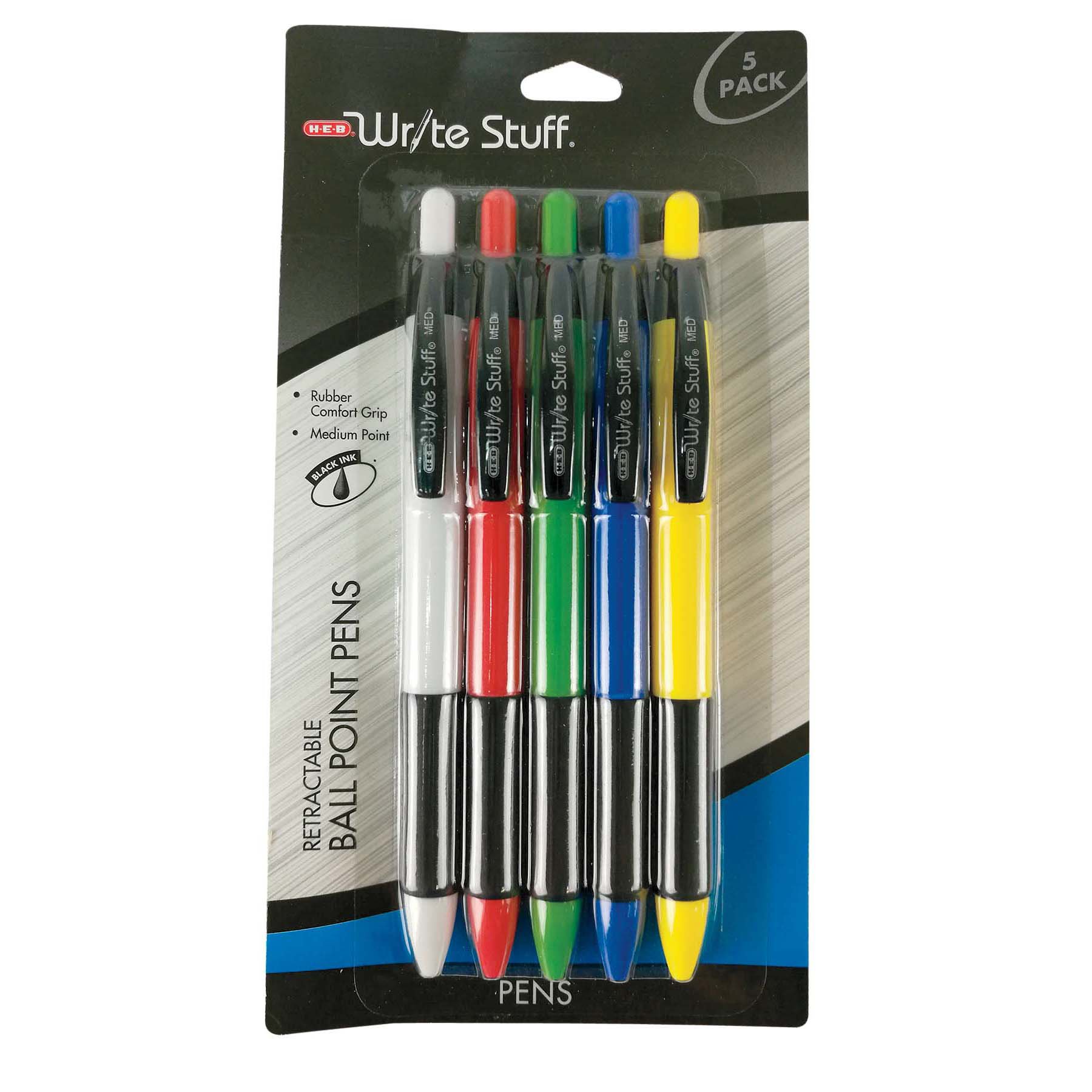 H-E-B Write Stuff Ball Point Pens - Shop Pens At H-E-B