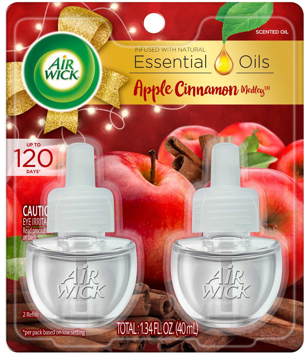 Air Wick Scented Oil Refill Plug In Air Freshener Apple Cinnamon