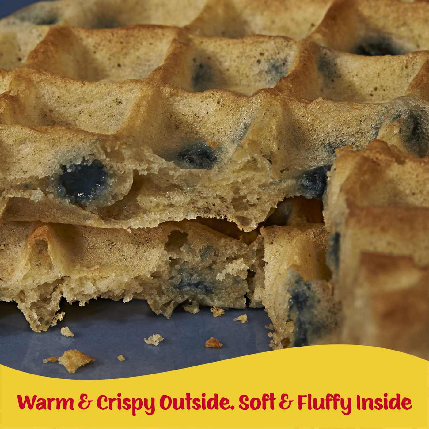 Eggo Blueberry Frozen Waffles, 29.6 oz; image 3 of 4