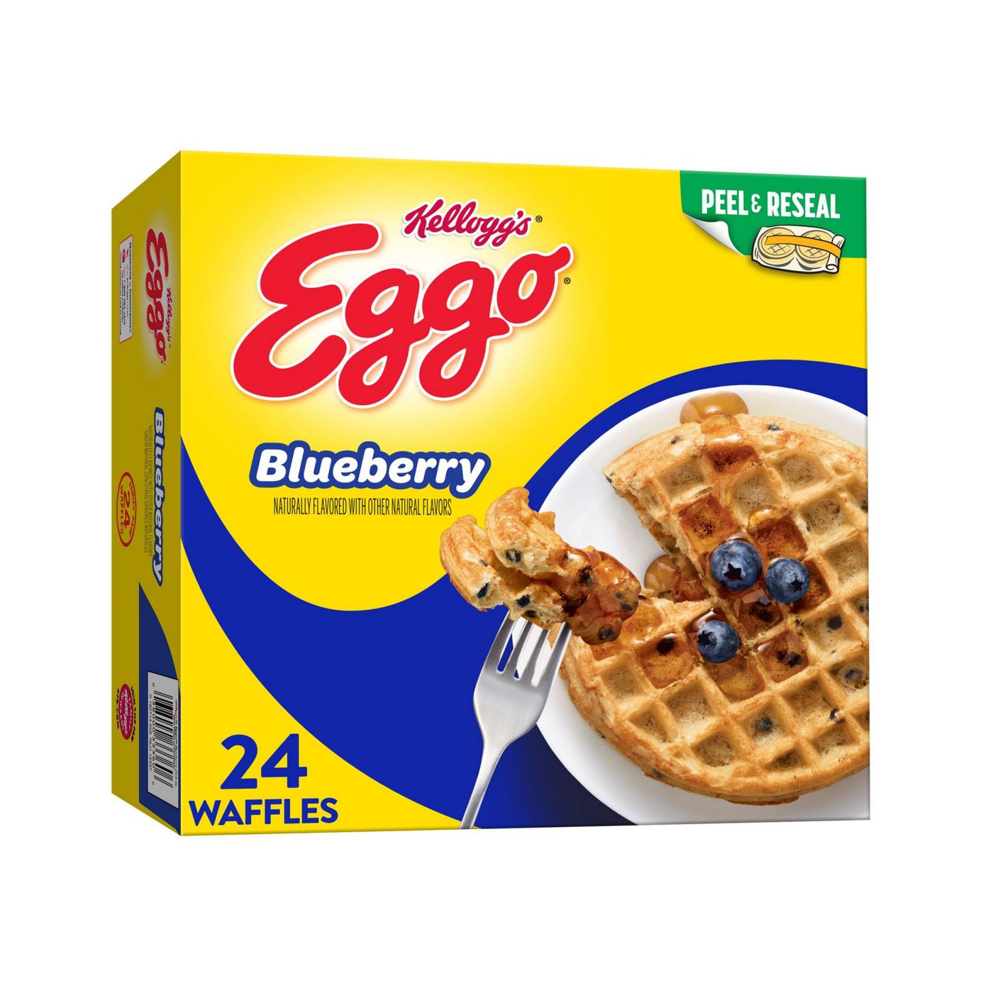 Eggo Blueberry Frozen Waffles; image 4 of 5
