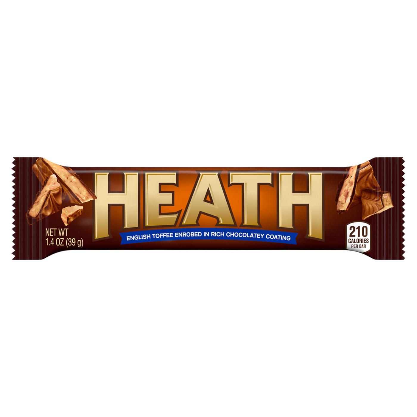 Heath Milk Chocolate English Toffee Candy Bar; image 1 of 3
