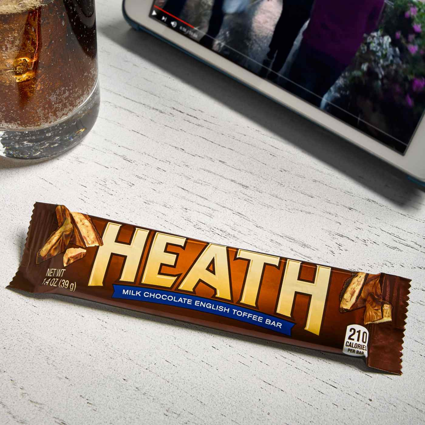 Heath Milk Chocolate English Toffee Candy Bar; image 3 of 3