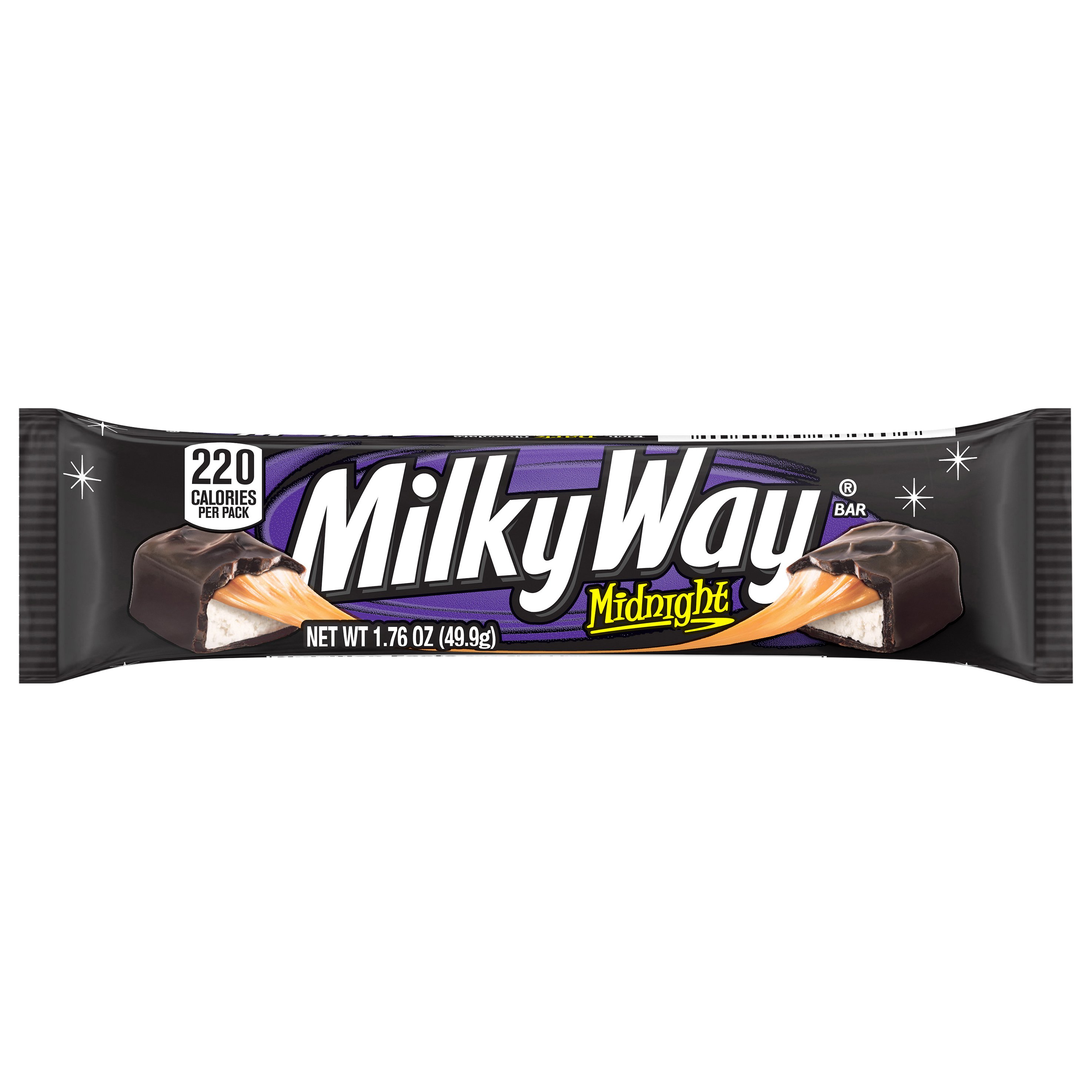 Milky Way Candy Midnight Dark Chocolate Bar, Full Size - 1.76 oz