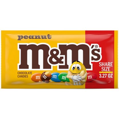M&M'S Peanut Milk Chocolate Candy - Full Size, 1.74 oz | Joe V's