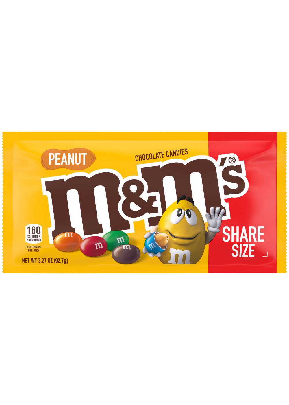 M&M'S Peanut Milk Chocolate Candy - Share Size; image 1 of 8