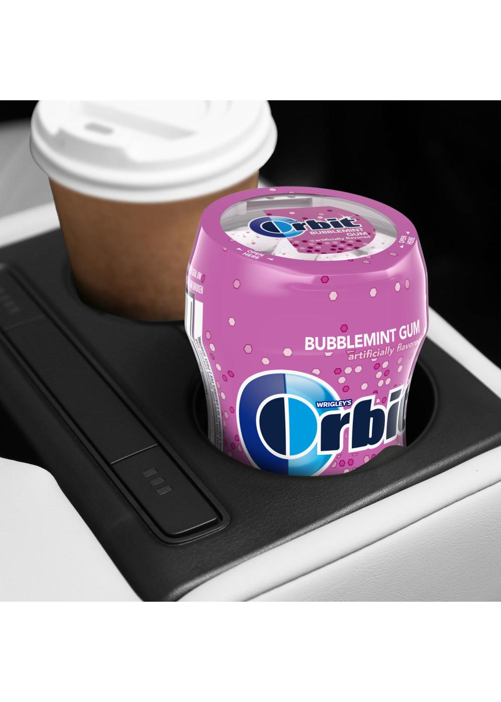 Orbit Bubblemint Sugar Free Chewing Gum Bottle; image 2 of 7