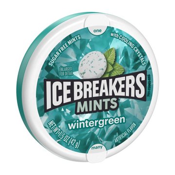 Ice Breakers Wintergreen Sugar Free Mints, 1.5 oz