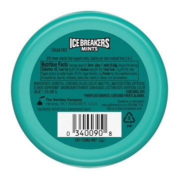 Ice Breakers Wintergreen Sugar Free Mints, 1.5 oz