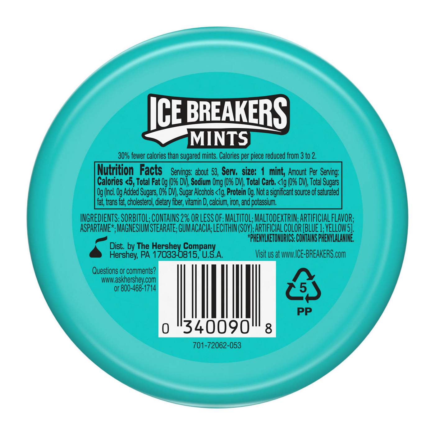 Ice Breakers Wintergreen Sugar Free Mints Tin; image 3 of 7