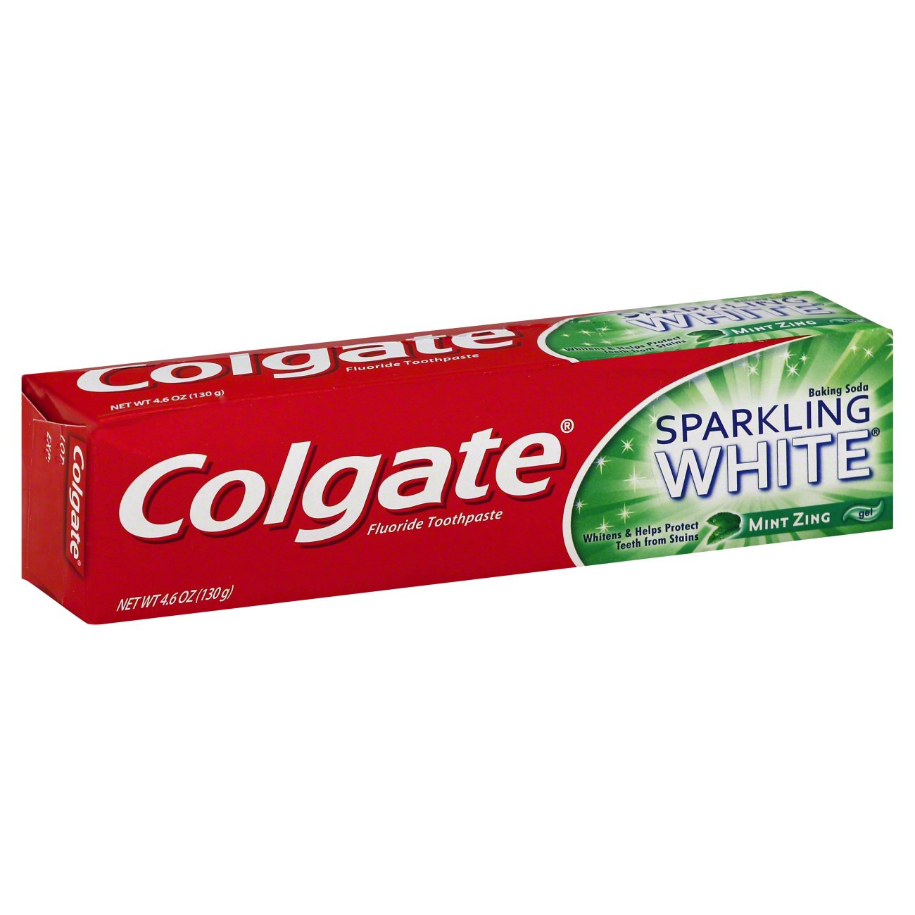 Colgate Sparkling White Fluoride Toothpaste, Mint Zing - Shop ...