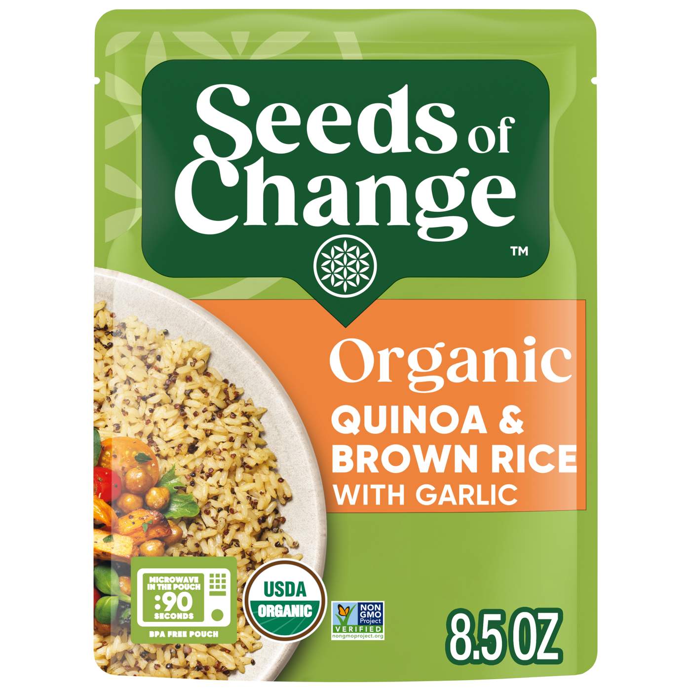 Seeds of Change Organic Quinoa & Brown Rice with Garlic; image 1 of 9