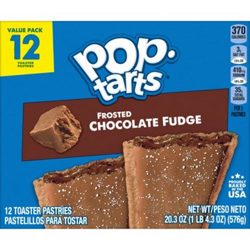 Pop-Tarts Frosted Chocolate Fudge Toaster Pastries, 20.3 oz, 12 ct