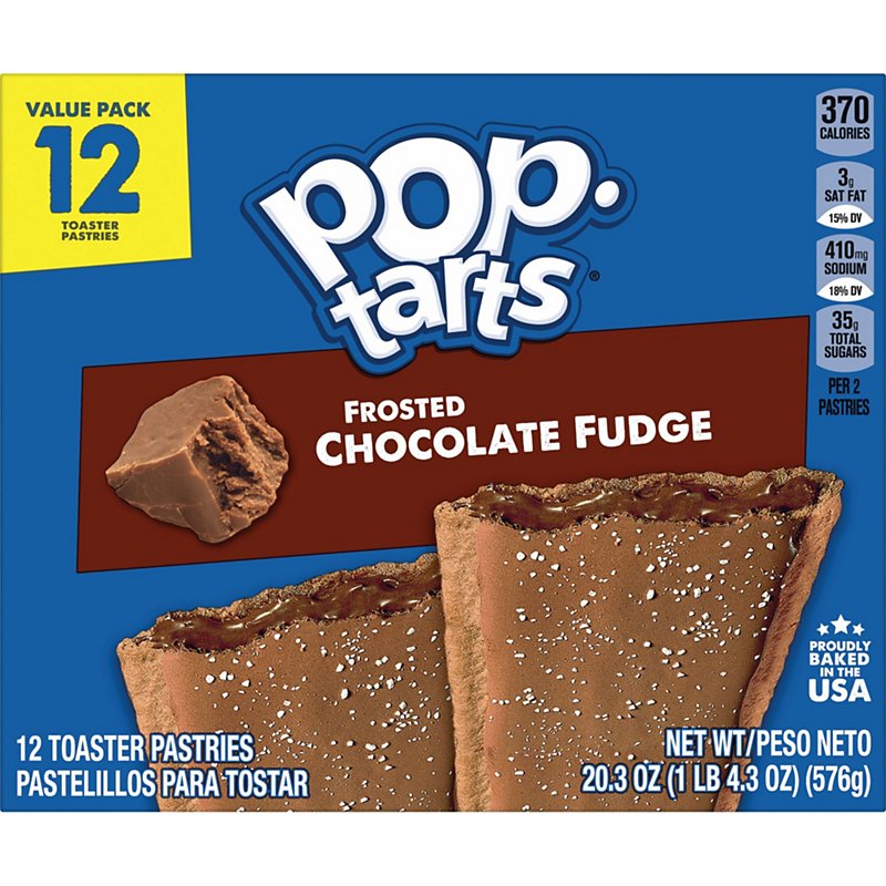 Pop Tarts Frosted Chocolate Fudge Toaster Pastries Shop Toaster Pastries At H E B