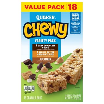 Quaker Chewy Granola Bars Variety Pack
